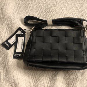 NWT Nasty Gal Quilted Black Crossbody bag